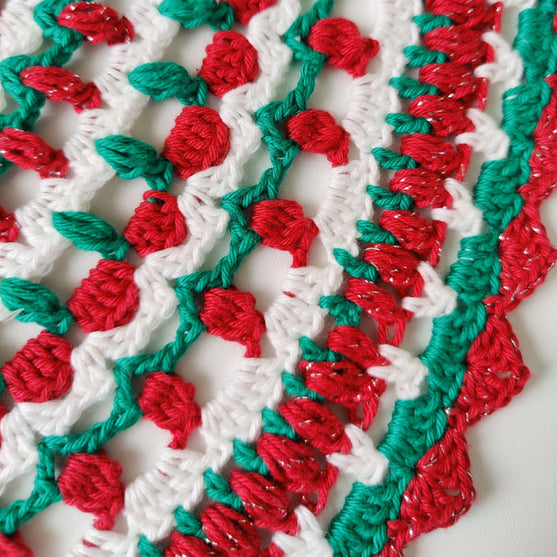 Holly Jolly Christmas Doily - Mandala
4
