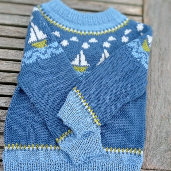 Ship Oh Hoy - Babypullover
4