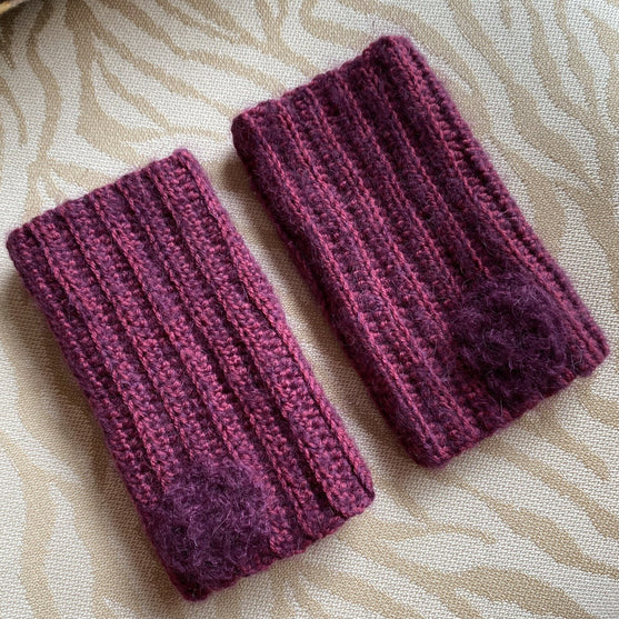 Frozen Rose - Fingerlose Handschuhe
5