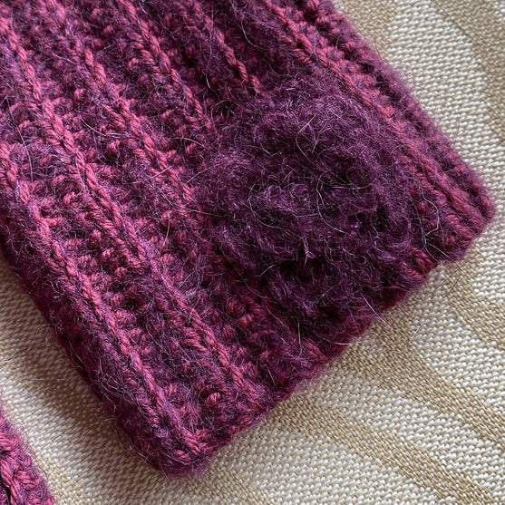 Frozen Rose - Fingerlose Handschuhe
6