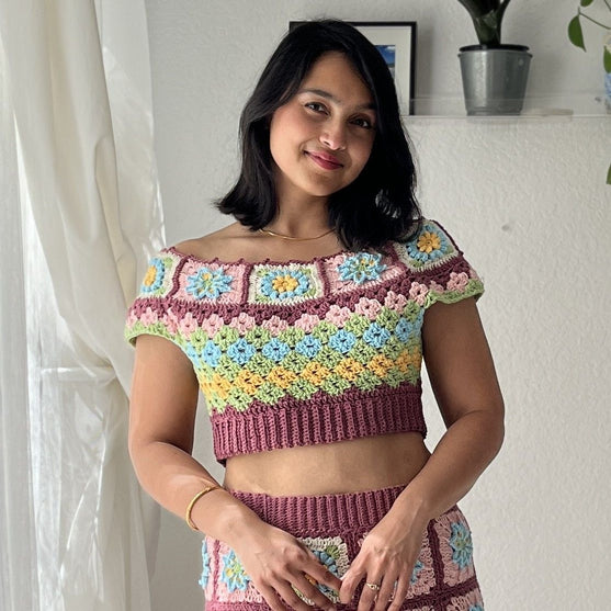 SuperBloom Set - Oberteil und Rock
4