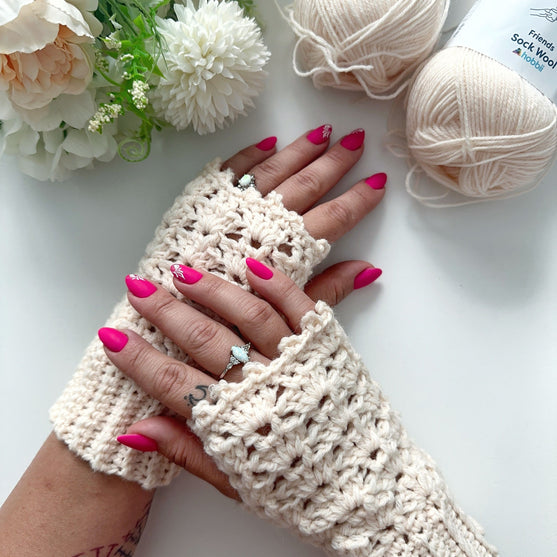Icy Thistle - Fingerlose Handschuhe
3