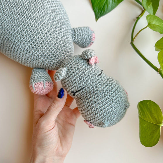 Fiona Nilpferd - Schmusetuch
1