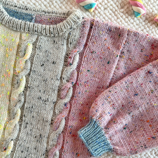 Marshmallow Swirls - Pullover
6