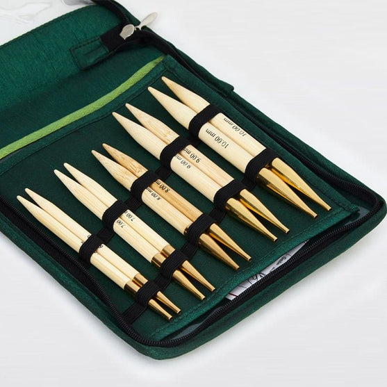 Bamboo Austauschbare Rundstricknadel Set Chunky - KnitPro
2