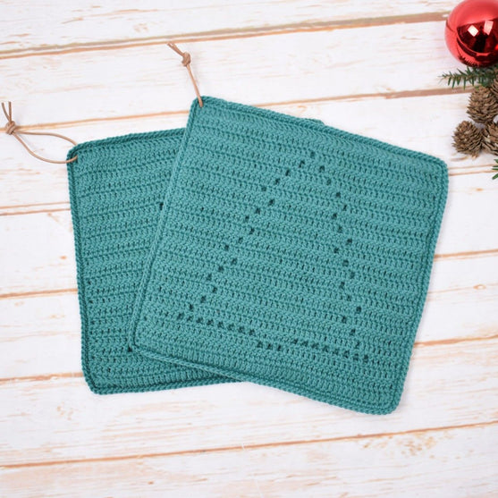 Topflappen - Weihnachtsbaum
1