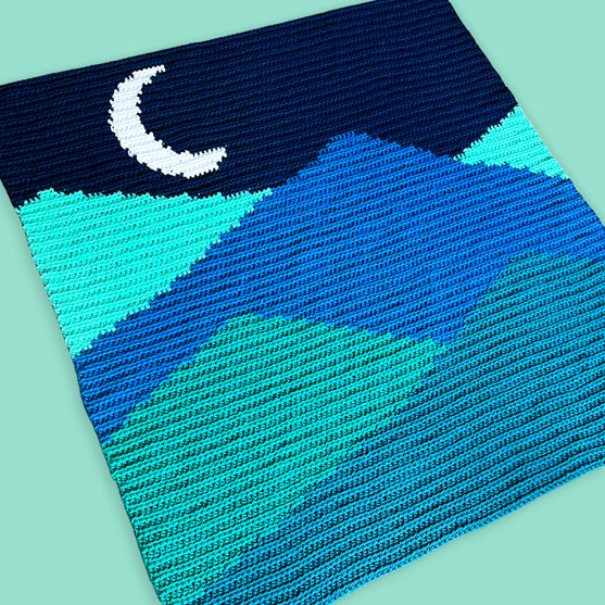 Berge bei Nacht - Decke
3