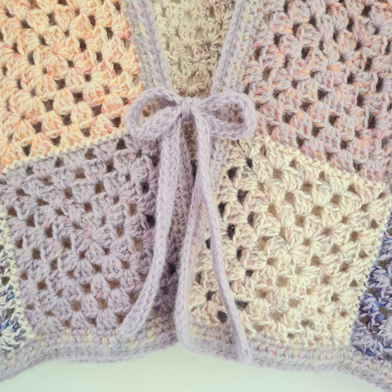 Lavender - Granny Square Weste
3