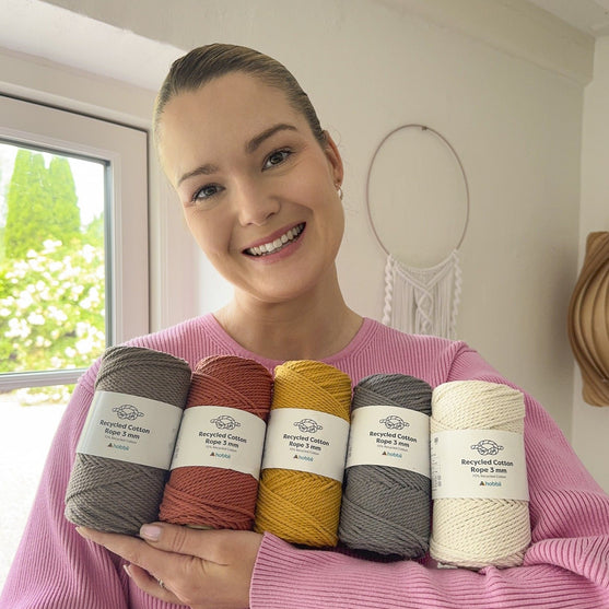 Recycled Cotton Rope (3 mm) - Hobbii
3