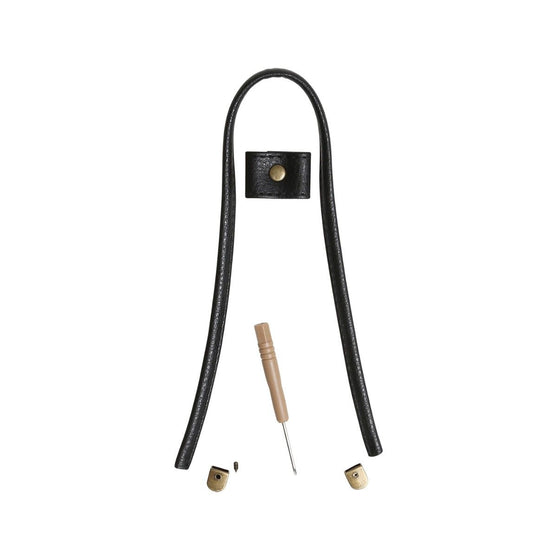 Taschenkordel - Schwarz/Bronze - Go Handmade
2