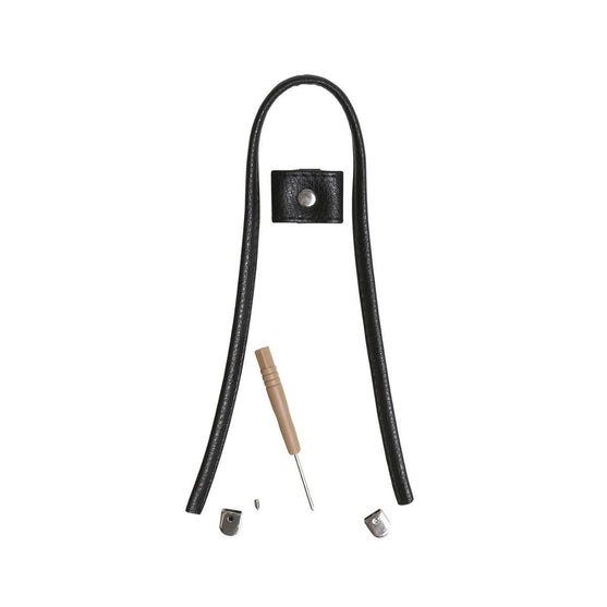 Taschenkordel - Schwarz/Silber - Go Handmade
2