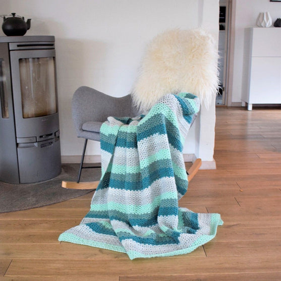 Warme Streifen - Decke
6