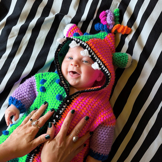 Monster Romper - Halloween-Strampler
7