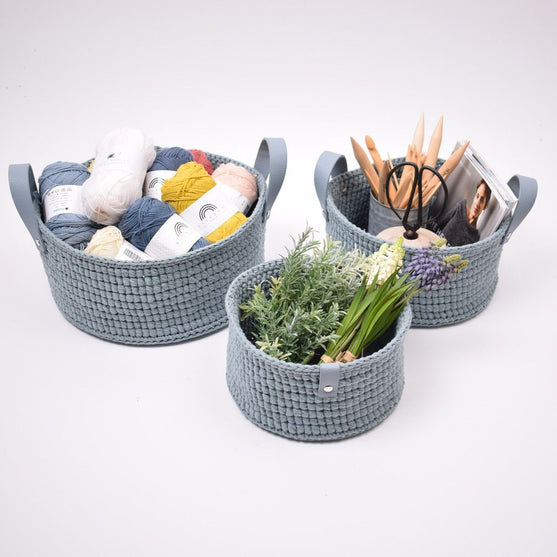 MyRoom – Rundes Körbchen mit Lederboden
2