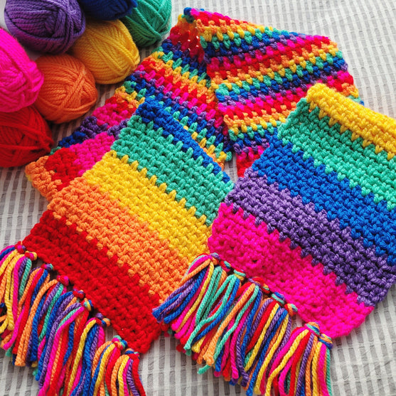 Chunky Rainbow - Schal
2