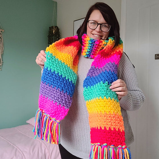 Chunky Rainbow - Schal
4