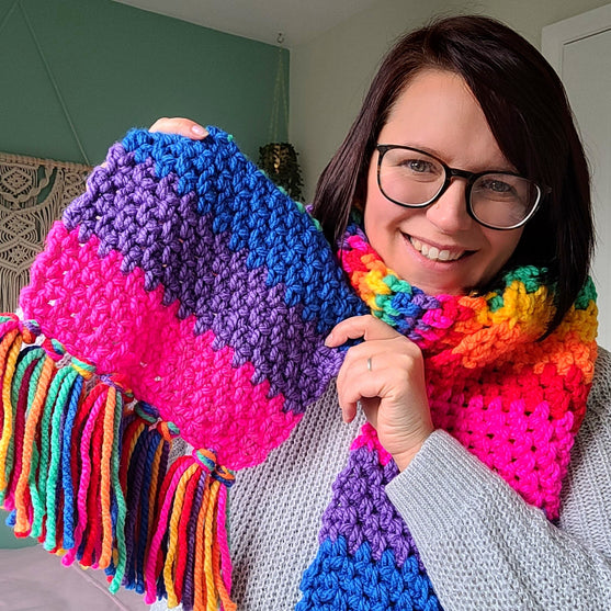 Chunky Rainbow - Schal
5