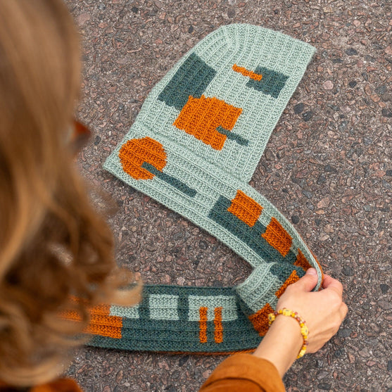 Rust & Rhythm - Kapuzenschal
3