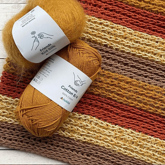 Faux Knit - Häkelschal
4