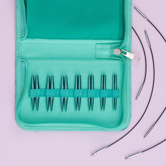 Stellar Mini austauschbares Rundstricknadel-Set – Emerald - Hobbii
3