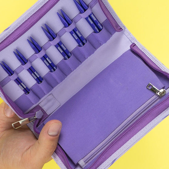 Stellar Set Essential mit kurzen austauschbaren Rundstricknadeln – Amethyst - Hobbii
2