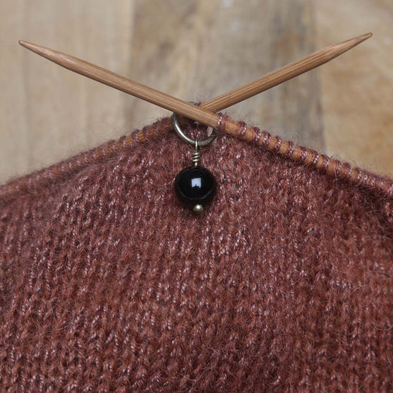 Maschenmarkierer mit Perlen - Go Handmade
2