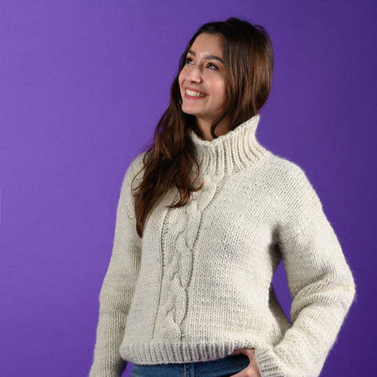 Ulla - Maglione con treccia