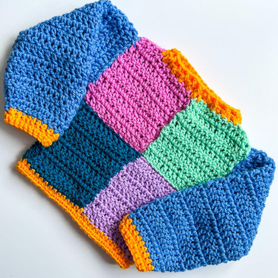 Patchwork - Kinder-Pullover
3