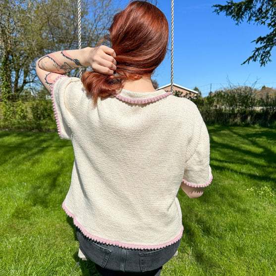 Wisteria - Kurzarmpullover
3