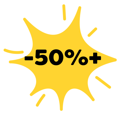 -50% OFF +