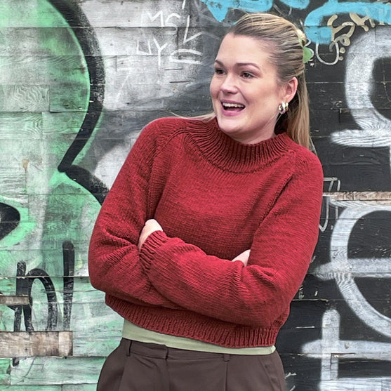 

Sophie - Top-down-Pullover
6