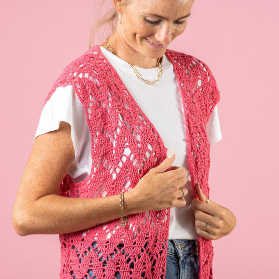 

Leaf Me On - Weste - Pink Collection
1