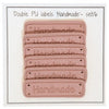 

PU-Leder Etikett "Handmade" 5 x 1,5 cm - Go Handmade
1