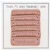 

PU-Leder Etikett "Handmade" 5 x 1,5 cm - Go Handmade
1
