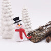 

Gehäkelter Schneemann
2