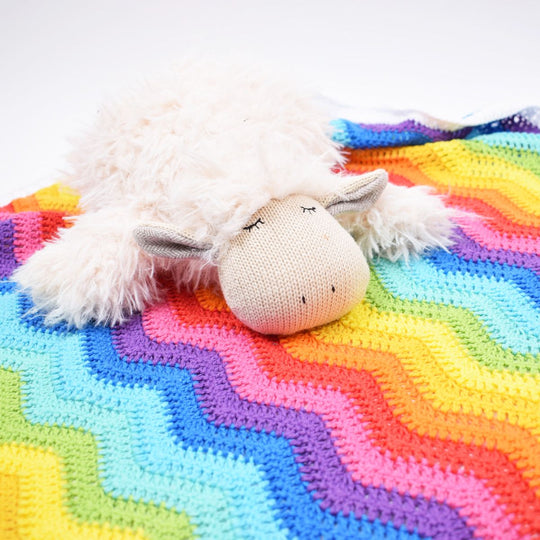 Rainbow Babydecke - Regenbogen