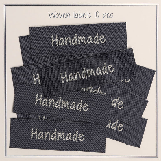 

10 Etichette - Handmade - Nero - Go Handmade
1