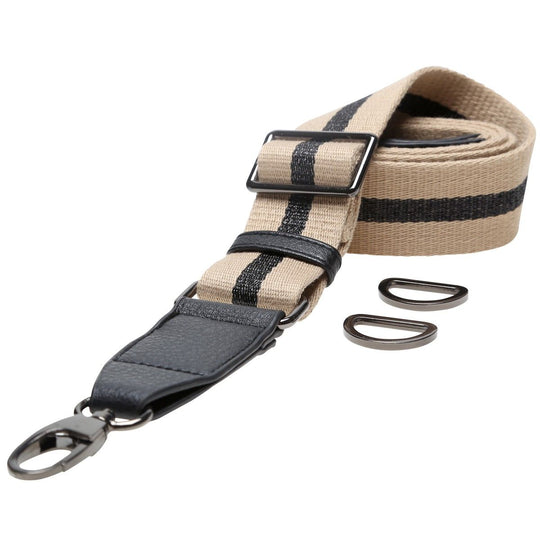 Schulterriemen für Taschen aus Baumwolle - Justierbar 80–125 cm x 38 mm - Go Handmade