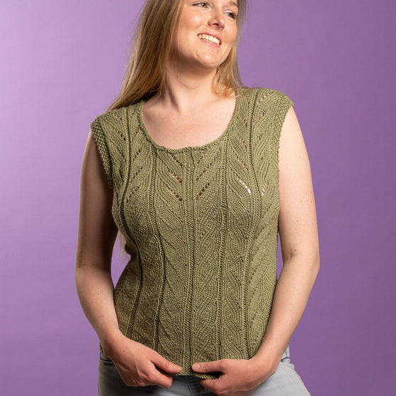 

Eva - Sommertop in Rainbow Bamboo
1