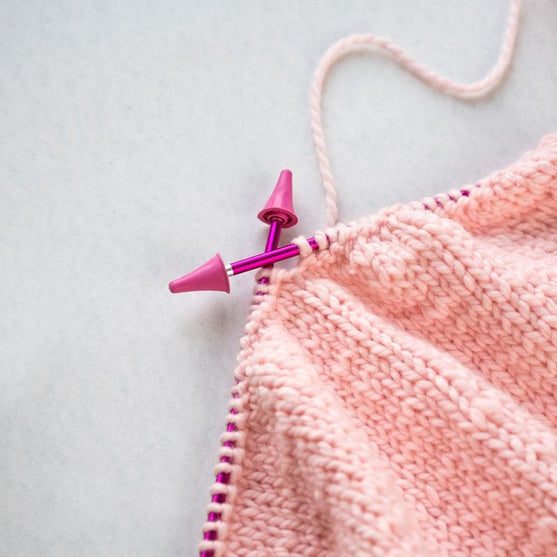 

Maschenstopper / Nadelspitzenschoner - Set mit 4 Stück - KnitPro
4