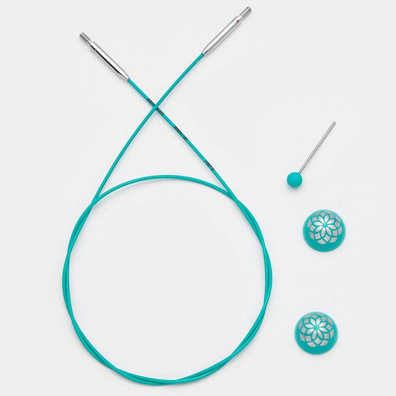 

Swivel Seile - Teal - KnitPro
3