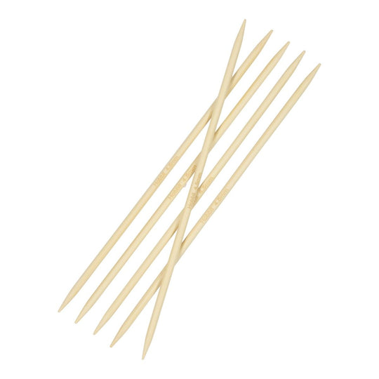 Bamboo Strumpfstricknadeln - 20 cm - Hobbii