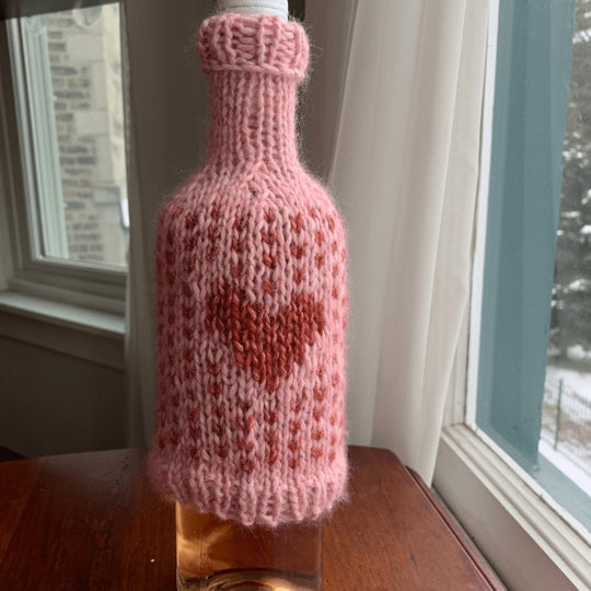 Valentinstag-Wein Flaschenpullover