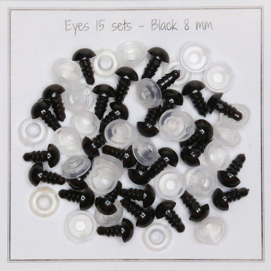 

Occhi con clip di sicurezza - 8 mm - Go Handmade
1