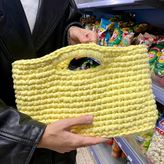 

Gehäkelte Einkaufstasche
5