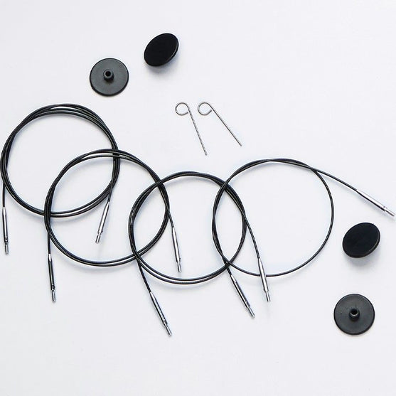 

Swivel Seile - Black - KnitPro
1