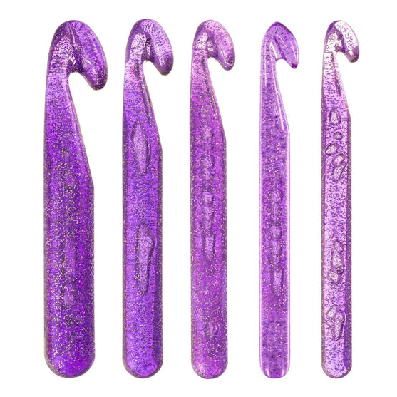 

Glitzer-Häkelnadel-Set – 5 Größen - Hobbii
1