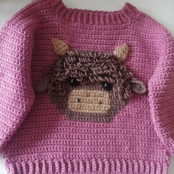 

Highland Cow - Kinderpullover
3