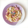 

Linguine mit Garnelen und Zitronen
1