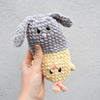 

Hase und Küken - Wendepuppe
1